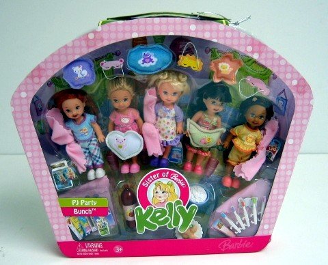 Childrens Toyshop  Toys : Sister of Barbie - Kelly: PJ Party Bunch