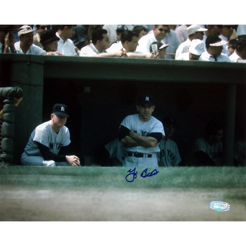 Steiner Sports MLB Yogi Berra In The Dugout with Whitey Ford Autographed 8-by-10-Inch Photograph