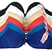 Mamia Removable Straps Solid Colors with Lace Detail Bras (Pack of 6)