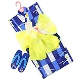 【着物問屋】男の子ゆかたセットNo.2【格子に蛍・青色】1～2才用(90cm)