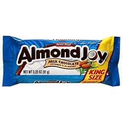 Almond Joy Candy Bar, 3.2-Ounce Bars (Pack of 18)