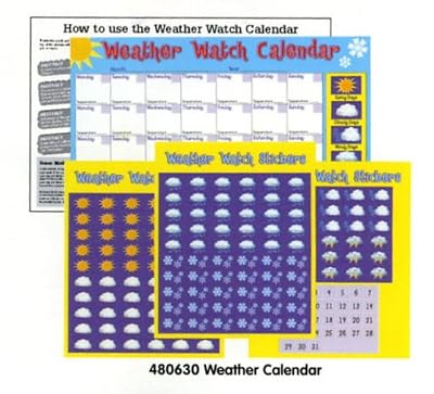 Learning Playground Weather Calendar and Sticker Activity Kit