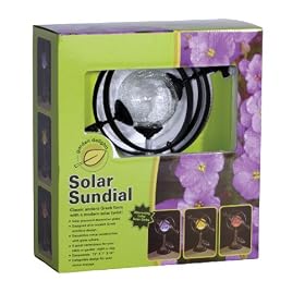 Garden Delight Solar Sundial by Garden Stakes