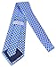 Blue White Stripe Classic Woven Man Tie Necktie Men Dress Neckties
