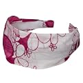 Xhilaration&reg; Fabric Covered Floral Headband - Purple/White