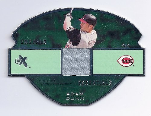 2003 E-X Essentials Game Used Jersey #AD Adam Dunn Cincinnati Reds #'ed 100/250