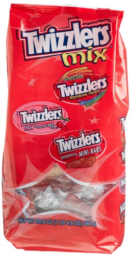 Twizzlers Mix (Pull-n-Peel Cherry, Snack Size Rainbow Twists & Strawberry Mini-Bars),... by Twizzlers