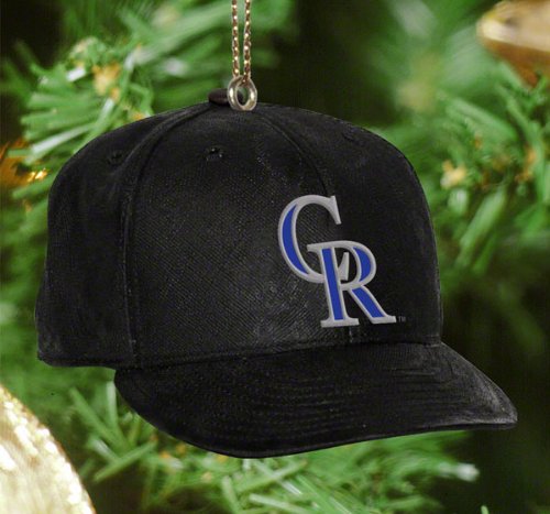 MLB Colorado Rockies Baseball Cap Ornament