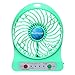 Magicooler Mini Fan Pocket Size 4-inch Vanes 3 Speeds Electric Portable Mini fan Desktop Fan Battery/ USB Powered Laptop PC Mute Cooler Cooling Operated Cool Cooler Fan Beat Heatwaves Pefect For Outdoor /Hiking/ Camping /Daily use (GREEN)