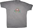 Aquaman Swimming Logo T-shirt Dark Gray