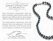 The Pearl Source 14K Gold 6-6.5mm Round Black Japanese Akoya Saltwater Cultured Pearl Bracelet for Women Pearl Gifts for Christmas, Holidays and Anniversary