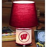 Wisconsin Badgers Football Basketball Sports Dual Lit Accent Lamp