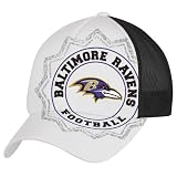 NFL Women's Trucker Hat - ND96W (Baltimore Ravens, One Size Fits All)