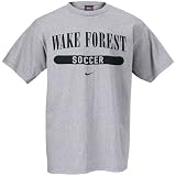 Nike - Nike Wake Forest Demon Deacons Ash Soccer T-shirt