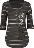 FULL TILT Rolled Sleeve Womens Top