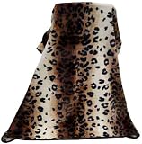 bocasa by biederlack 444-071 biederlackborbo 39961 De Luxe, Leopard mehrfarbig circa 150 x 200 cm 85% Polyacryl, 15% Polyester