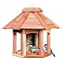 Perky Pet 50126 Songbird Pavilion Cedar Feeder, 4 lb capacity