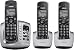 Vtech CS6128-31 DECT 6.0 Cordless Phone with Digital Answering System and 1 Base/2 Chargers/3 Cordless Handsets