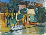 Banks of The City of Galilee 100% Hand painted Judaica Jewish Art Oil on Canvas Painting