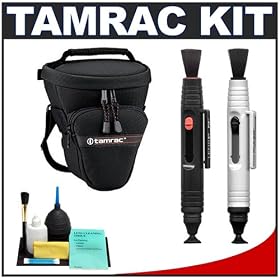 Tamrac 515 Compact Zoom Pak Camera Bag (Black)+ Accessory Kit for Canon Rebel XSi, XS,... by Tamrac