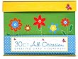 Paper Magic 30-ct All Occasion Greeting Card Collection - Green/Yellow/Blue Polka Dot Box