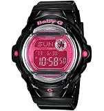 Baby-G Watch, Women's Black Resin Strap BG169R-1B