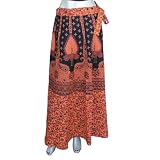 Summer Fashion Clothing Skirts Printed Cotton Size 16