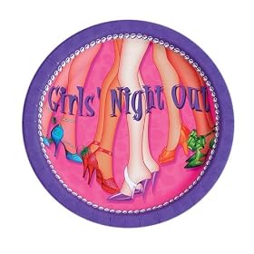 Girls' Night Out 7" Dessert Plates (8 count) Adult