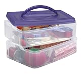Snapware 6034 Craft Snap N Stack Storage 2 Layer Large Rectangle