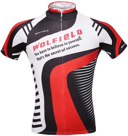 Bicycle Riding Clothing Riding A Short-Sleeved Blouse Summer Mountain Cycling Jerseys f_o319 Red M