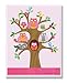 The Kids Room by Stupell Owls, Birds, and Squirrel in A Tree Rectangle Wall Plaque, 11 x 0.5 x 15, Proudly Made in USA