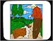 Decorated Mouse Pad with man, body, walking, individuals, individual, humans, person,...