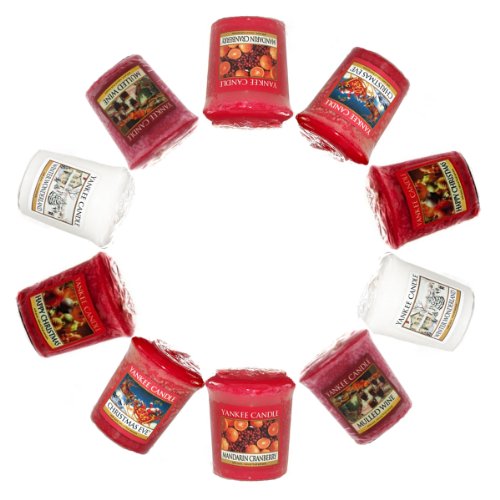 Yankee Candle 10 Pack Favourite Festive Assorted