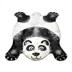 Panda Bear | Playmat & Rug | Faux Fur | 3 foot X 5 foot