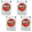 Charlotte Bobcats 4pc Square Shot Glass Set NBA Basketball