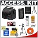 Accessory Kit with Carrying Case + 4GB Card + KLIC-8000 Battery + Tripod + Precision Design Bonus Kit for Z612, Z8612 IS, Z1012 IS, Z1015 IS, Z1085 IS & Z1485 IS Digital Cameras