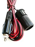 2m In car Cigar cigarette lighter Extension lead cable. 2 Metres Plug to socket