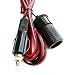 2m In car Cigar cigarette lighter Extension lead cable. 2 Metres Plug to socket