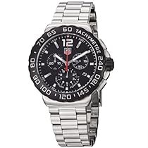 Big Sale TAG Heuer Men's CAU1110.BA0858 Formula 1 Black Dial Chronograph Steel Watch