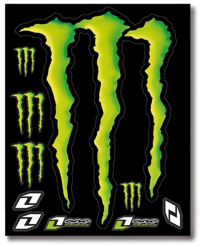 One Industries Monster Energy Decal Sheet - --/--