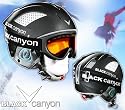 Skihelm und Skibrille im Set von BLACK CANYON Superpreis gepr&uuml;ft
