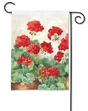 Mailwraps Annie's Geraniums Garden Flag