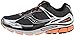 Saucony Men's Stabil CS3 Running Shoe,Black/Silver/Vizi Orange,12.5 M US