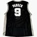 Tony Parker San Antonio Spurs Autographed Replica NBA Basketball Jersey (Black)