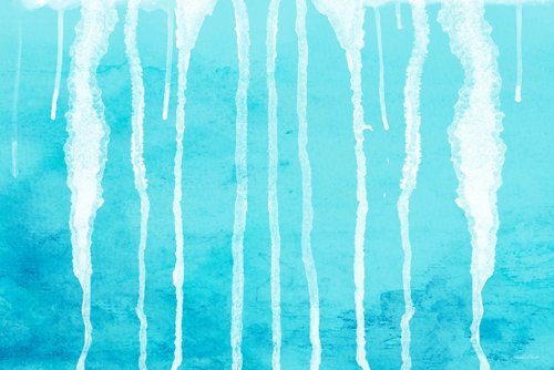 Maxwell Dickson "Drips" Abstract Canvas Artwork Wall Art Print