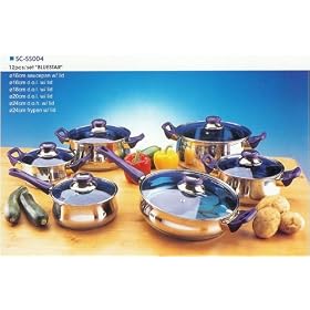 Gourmet Chef Stainless Steel Cookware Sets