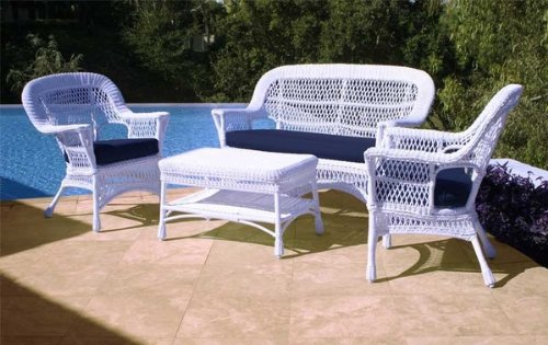 Northcape International Manchester Wicker Patio Furniture Set Cheap Hoangnam0743