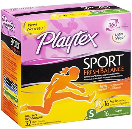 Playtex Sport Fresh Balnc Mlti Pck Tmpns 32Ct