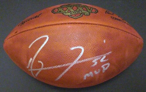 Ray Lewis Autographed Wilson Authentic Super Bowl 35 Official Football with 