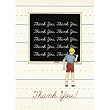 Cavallini Thank You Chalk Board Cards in Tin